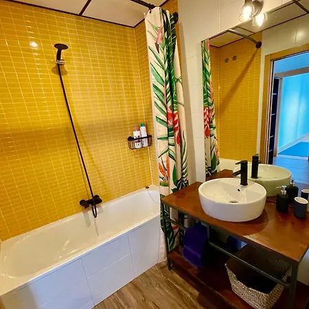 P1 Private Patio, Nice 1bdrm 2bath In Ruzafa 아파트 발렌시아